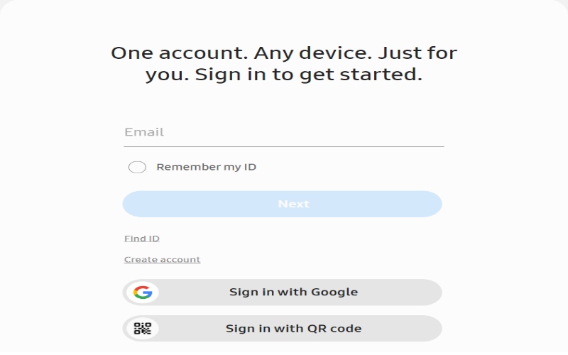 Sign in Email