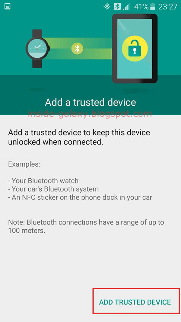 Add Trusted Devices