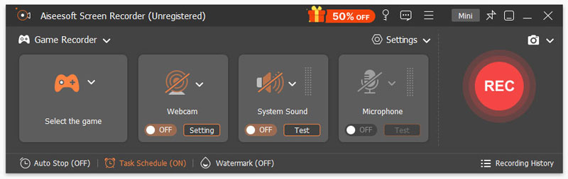 Screen Recorder Interface