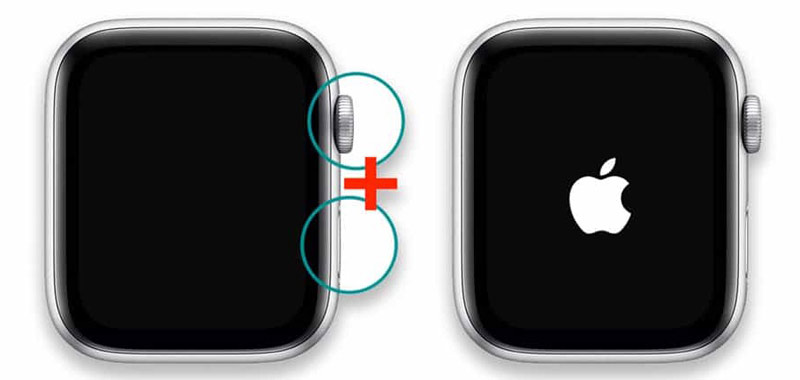 Forza il riavvio di Apple Watch