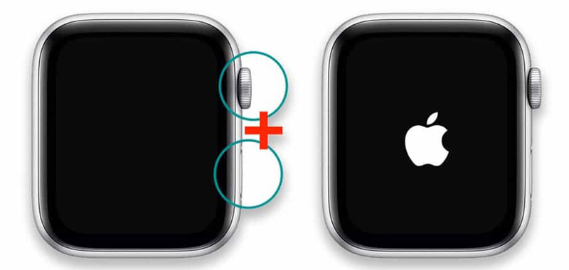 Wymuś ponowne uruchomienie Apple Watch