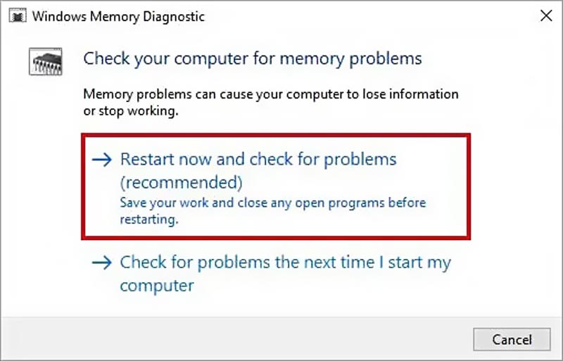 Windows Memory Diagnostic Check For Ram Errors