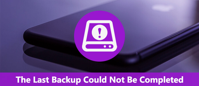 Non è stato possibile completare l'ultimo backup