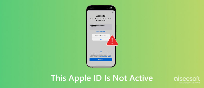 This Apple Id Is Not Active