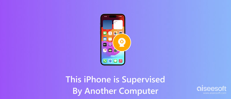 This Iphone Is Supervised By Another Computer