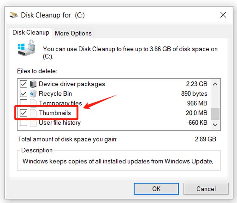 Windows Clean Thumbnail Cache
