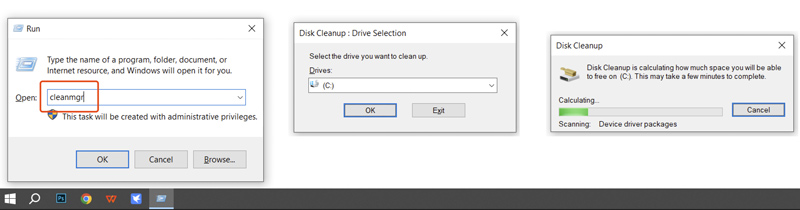 Windows Disk Cleanup C