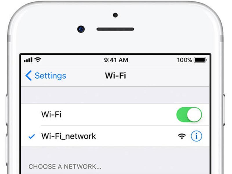 Ελέγξτε τη σύνδεση δικτύου Wifi