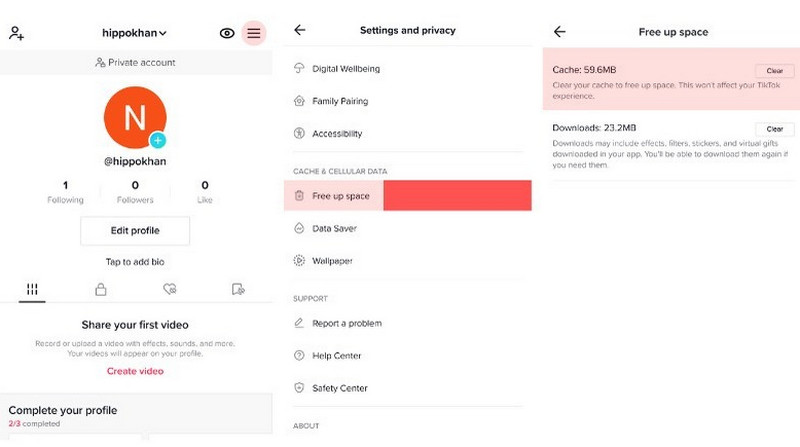 清除 TikTok Android iPhone 上的緩存