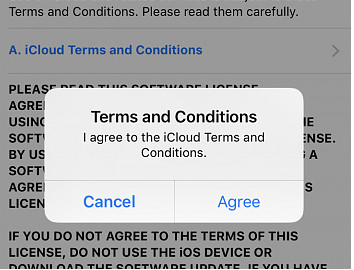 iCloud Terms And Conditions