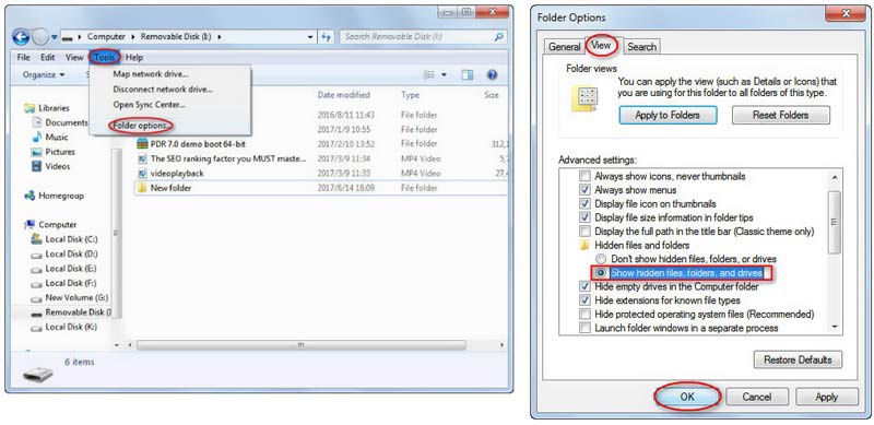 Show Hidden Sd Card Files