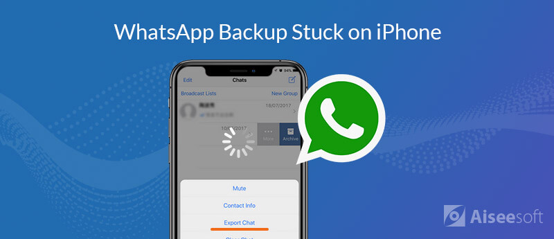 Whatsapp-back-up zit vast op de iPhone