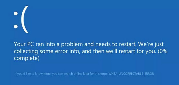 Whea uncorrectable error