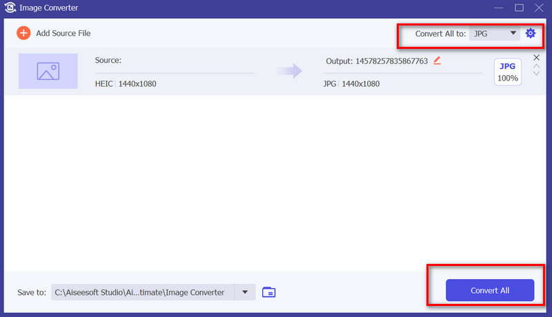 Aiseesoft Convert Heic
