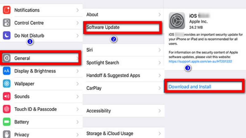 Update Ios System