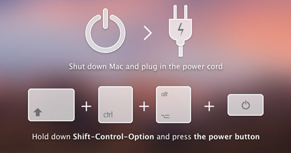 Reset MaBook SMC Settings