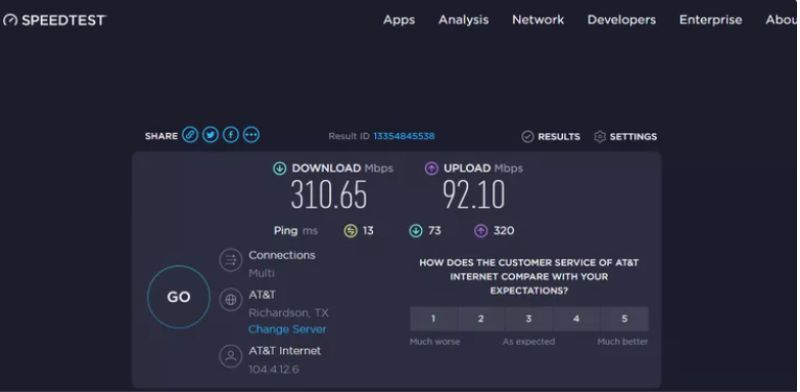 Run A Speedtest