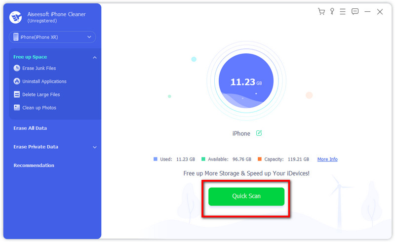 Hurtig scanning til iOS-filer