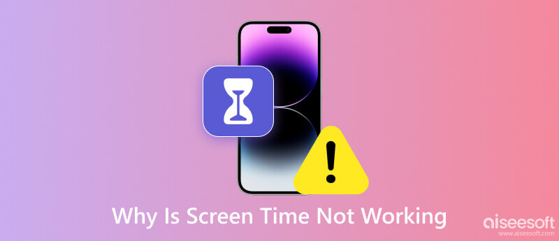 Proč nefunguje čas u obrazovky
