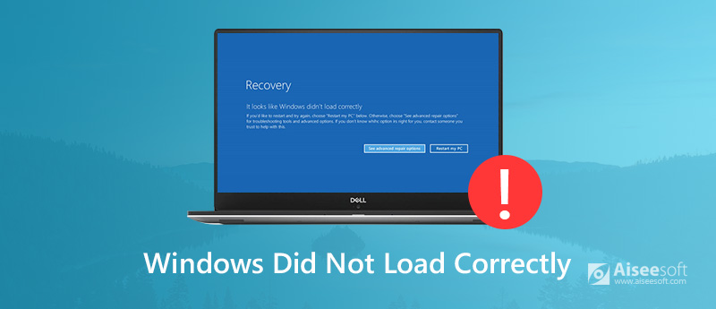 Fix Windows laadde niet correct