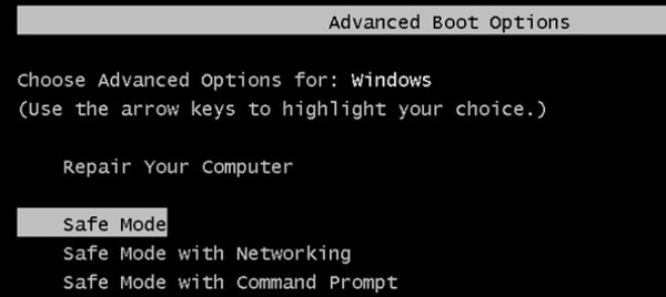 Boot Into Safe Mode
