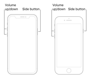 Tvinga omstart iPhone