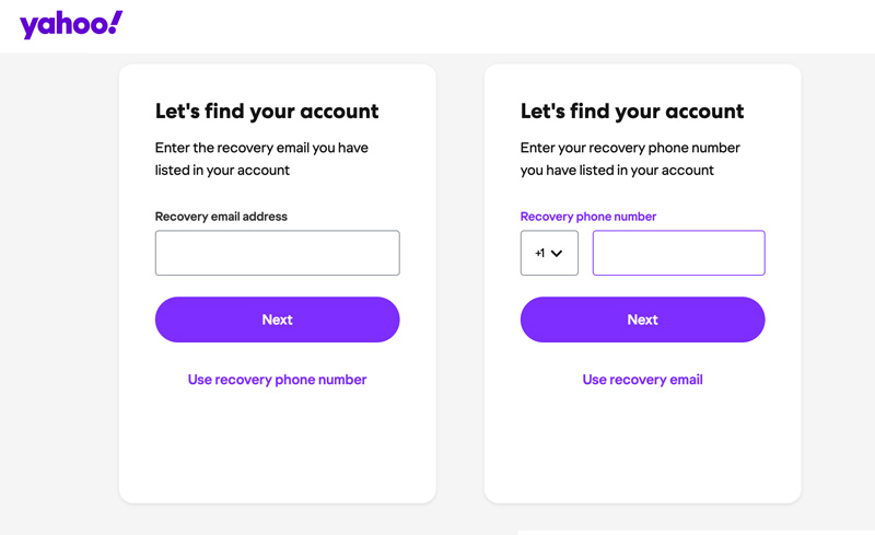 Hulp bij het herstellen van een vergeten Yahoo Mail-wachtwoord