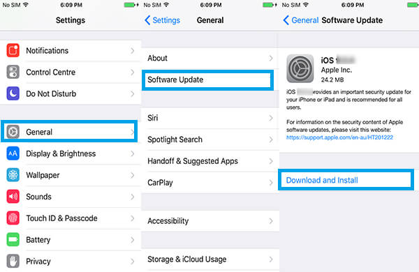 Software opdatering