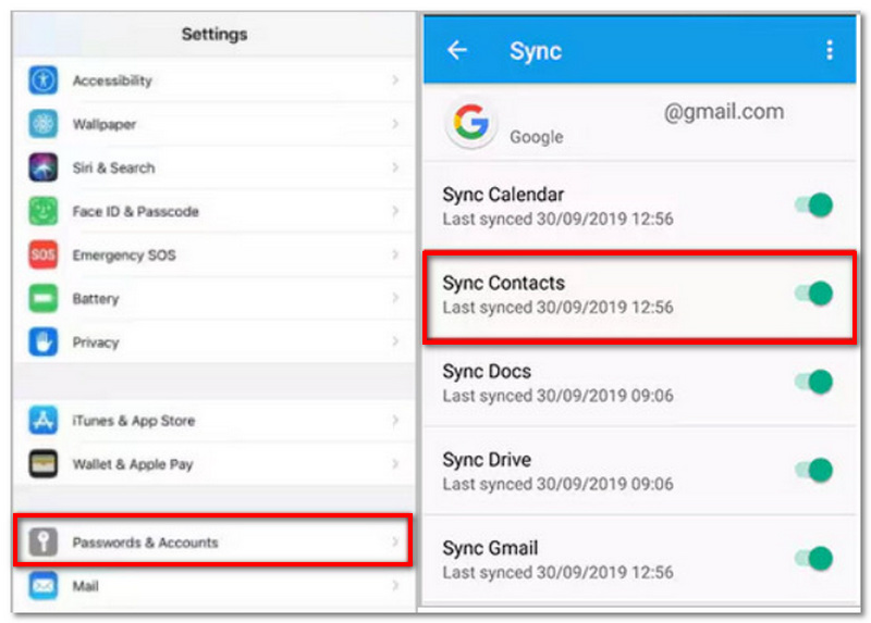 Direct Sync Contacts