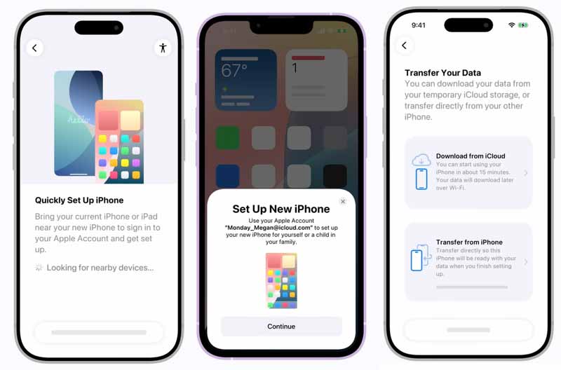 Quick Start Transfer On Iphone