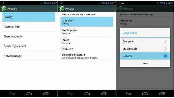 Whatsapp Settings