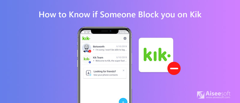 Как узнать, если кто-то блокирует вас на Kik