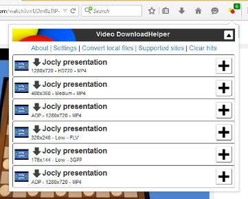 web browser with video downloader