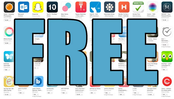 Få betalte iPhone-apper gratis
