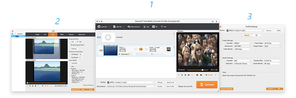 Összesen Media Converter for Mac