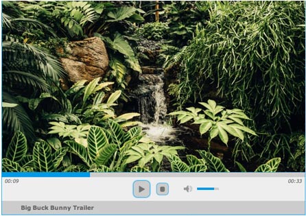 Lettore video HTML5 di JPlayer