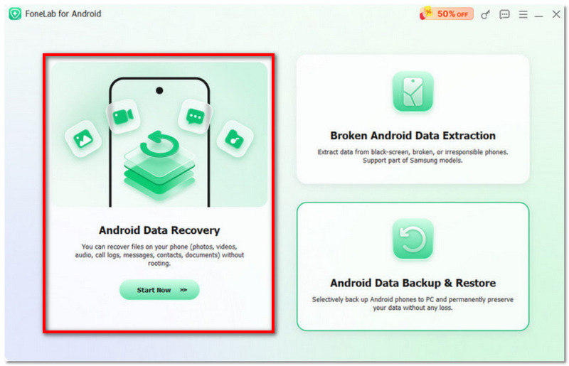 Choose Android Data Recovery