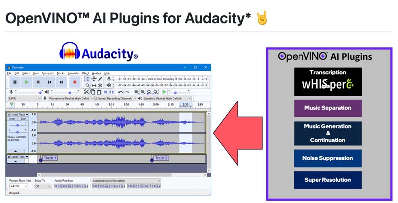 Download Openvino Ai Plugins For Audacity