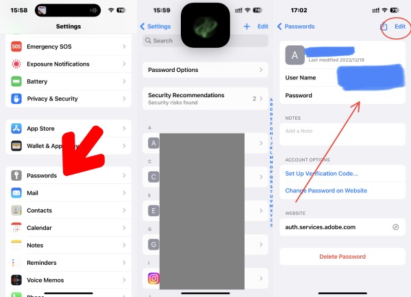 Come modificare la password di riempimento automatico iPhone 14 Pro