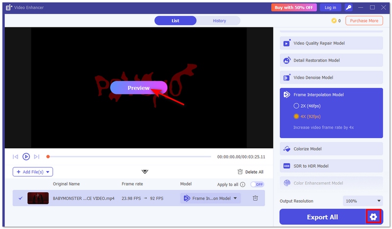 Adjust And Preview