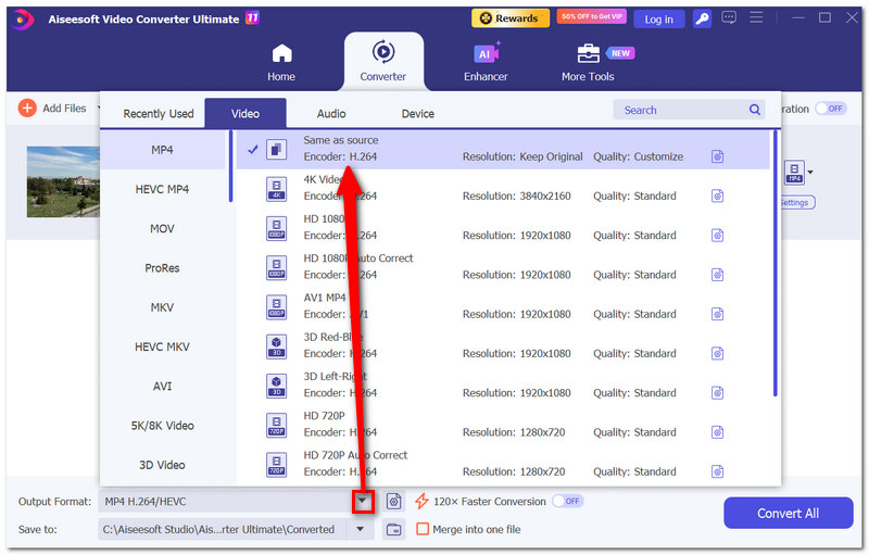 Choose MP4 Format Video