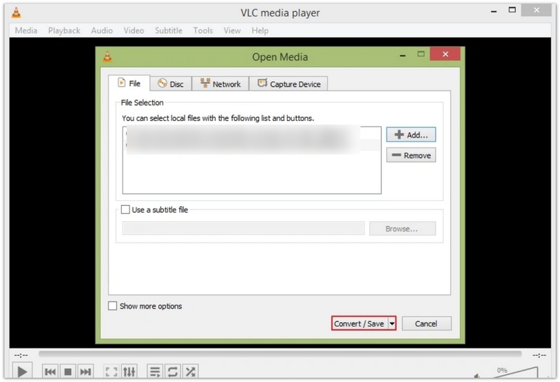 Add 3GP File in VLC