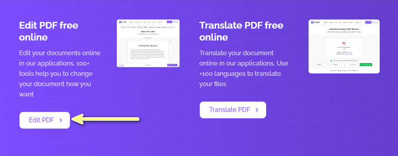 Выберите Редактировать PDF