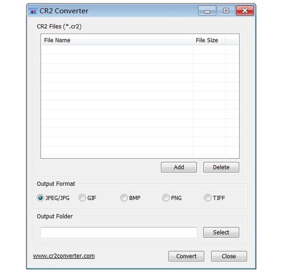 CR2 Converter για υπολογιστή με Windows