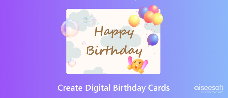 Vytvořte digitální přání k narozeninám
