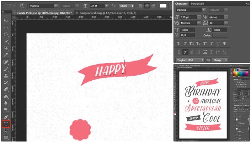 Use Photoshop to Create e-Birthday Cards