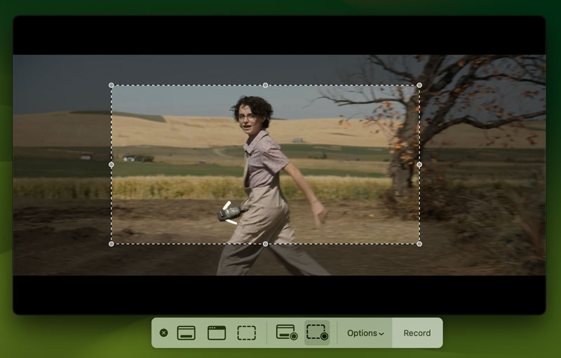 Ritaglia video in QuickTime tramite la registrazione dello schermo