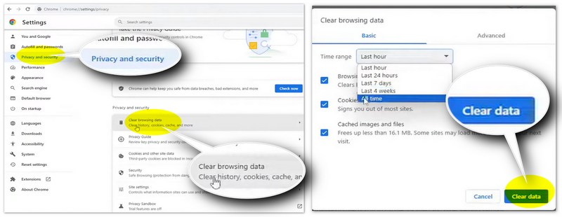 Delete Chrome Browser History