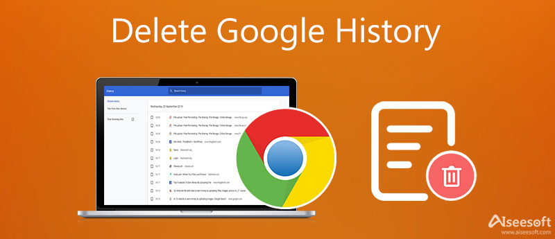 Smazat historii Google