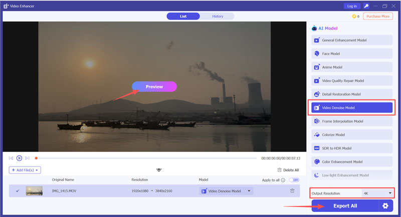 Ai Video Denoise Model Aiseesoft
